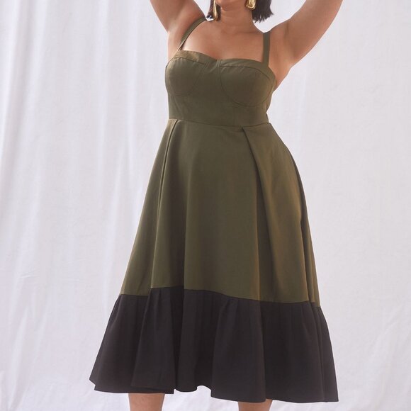 Mare Mare By Anthropologie Ruffled Flounce Maxi Dress Size 1X - Picture 13 of 14